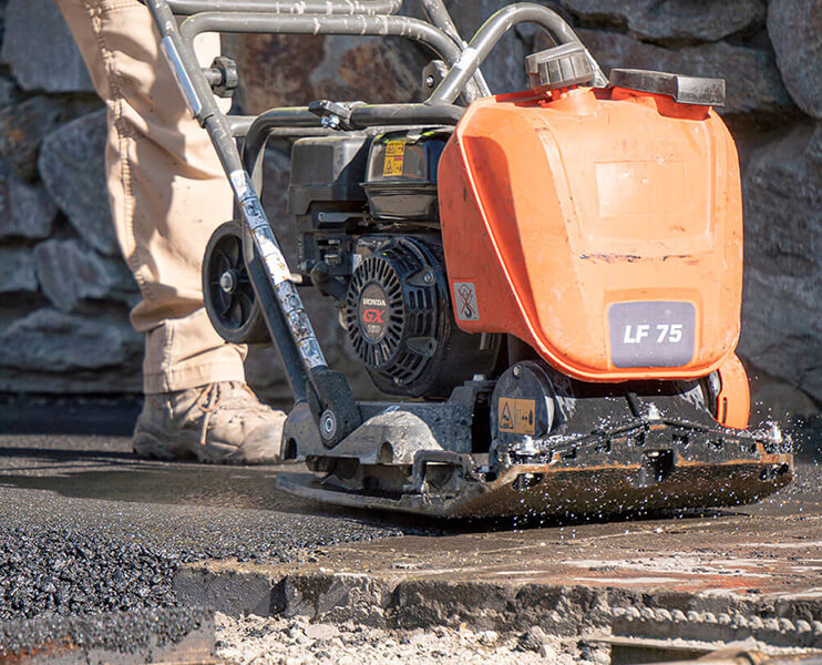 Machine used to in the patching of asphalt.